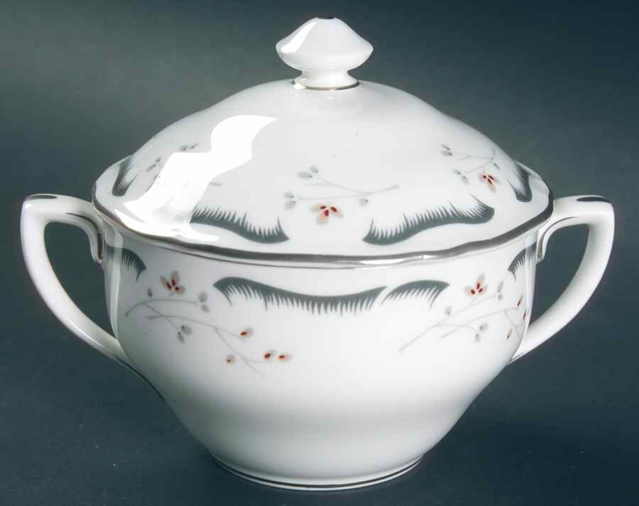 Sutton Sugar Bowl & Lid by Royal Worcester-1