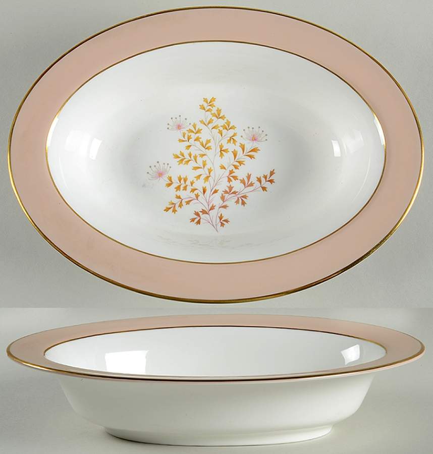 Topaz 10" Oval Vegetable Bowl by Royal Worcester-1