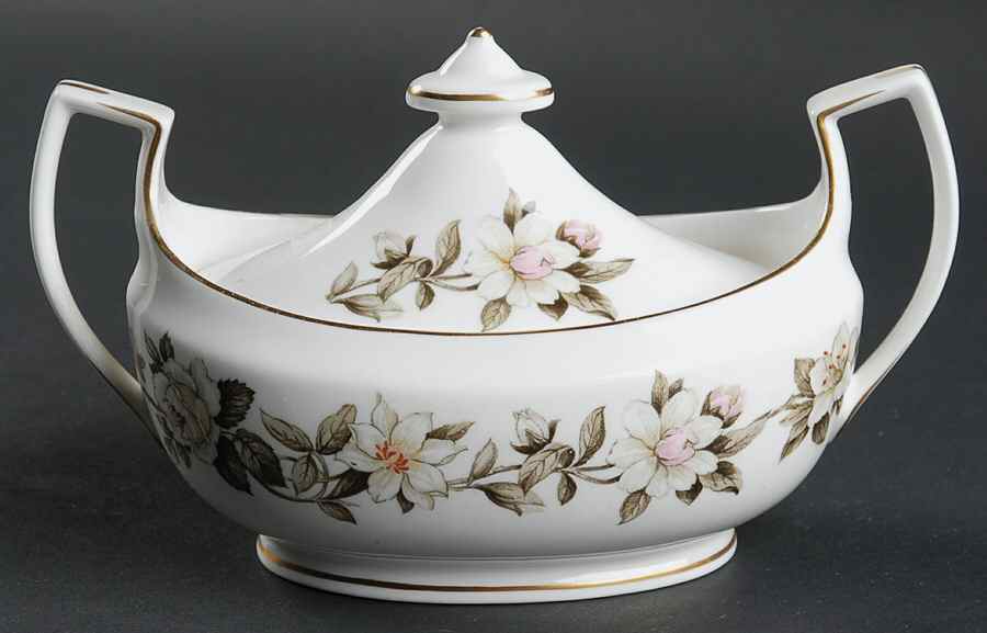 Torquay Sugar Bowl & Lid by Royal Worcester-1