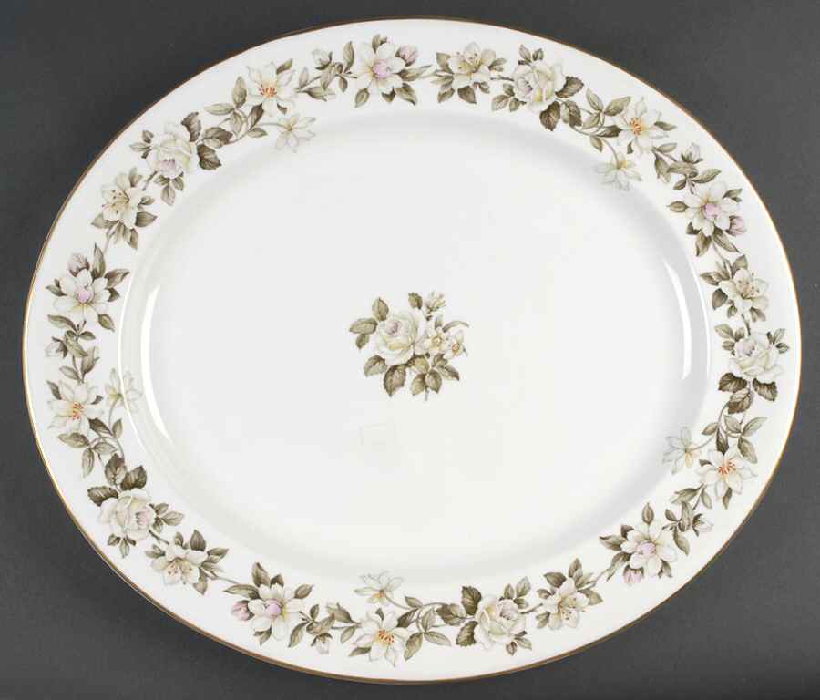 Torquay 17" Oval Serving Platter by Royal Worcester-1