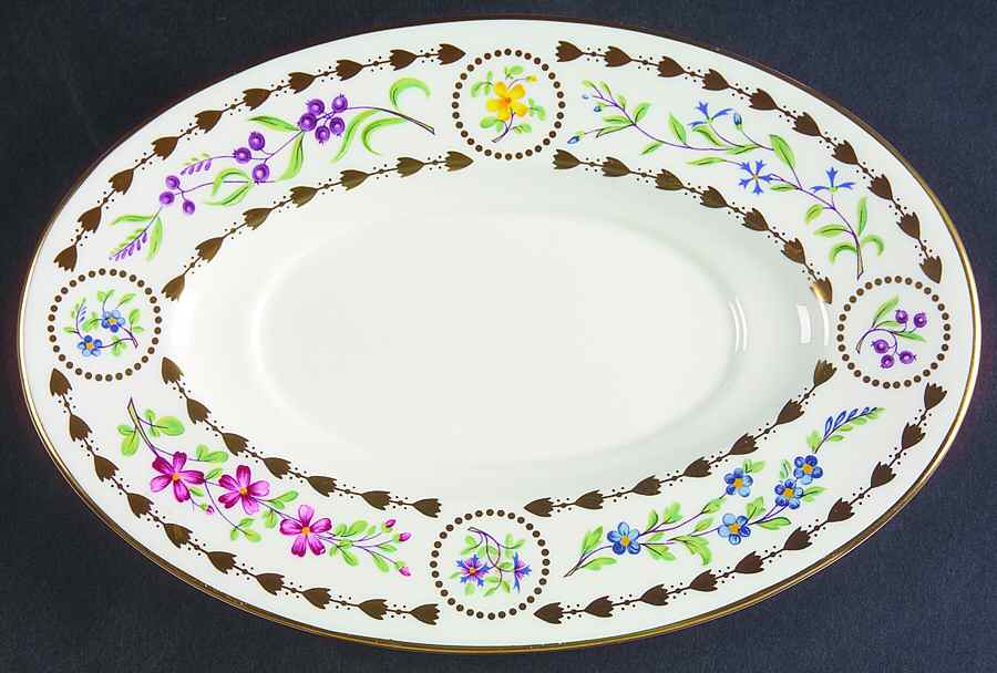 Trianon Underplate for Gravy Boat by Royal Worcester-1