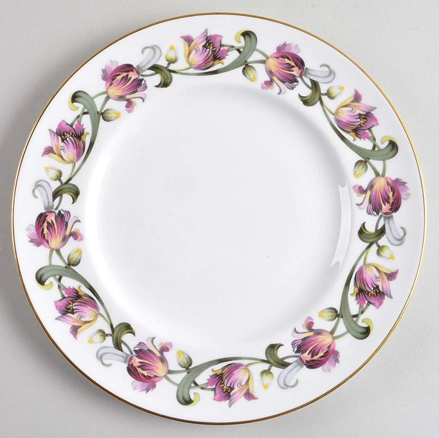 Tulip Luncheon Plate by Royal Worcester-1