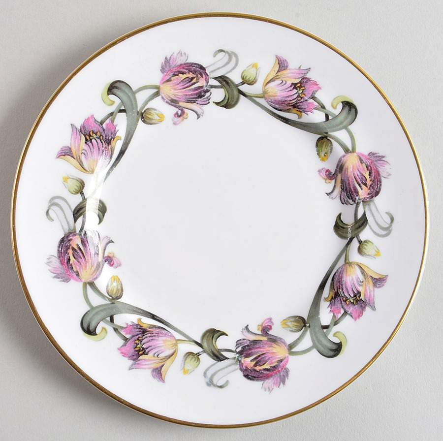 Tulip Bread & Butter Plate by Royal Worcester-1