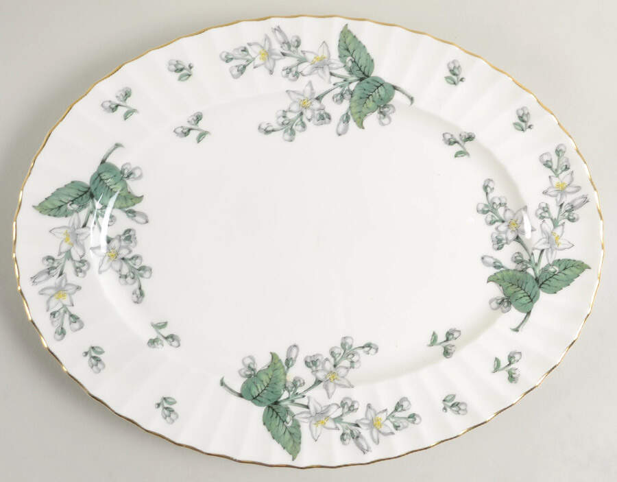 Valencia 13" Oval Serving Platter by Royal Worcester-1