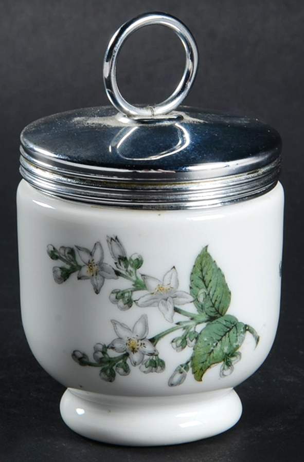 Valencia Egg Coddler & Lid by Royal Worcester-1