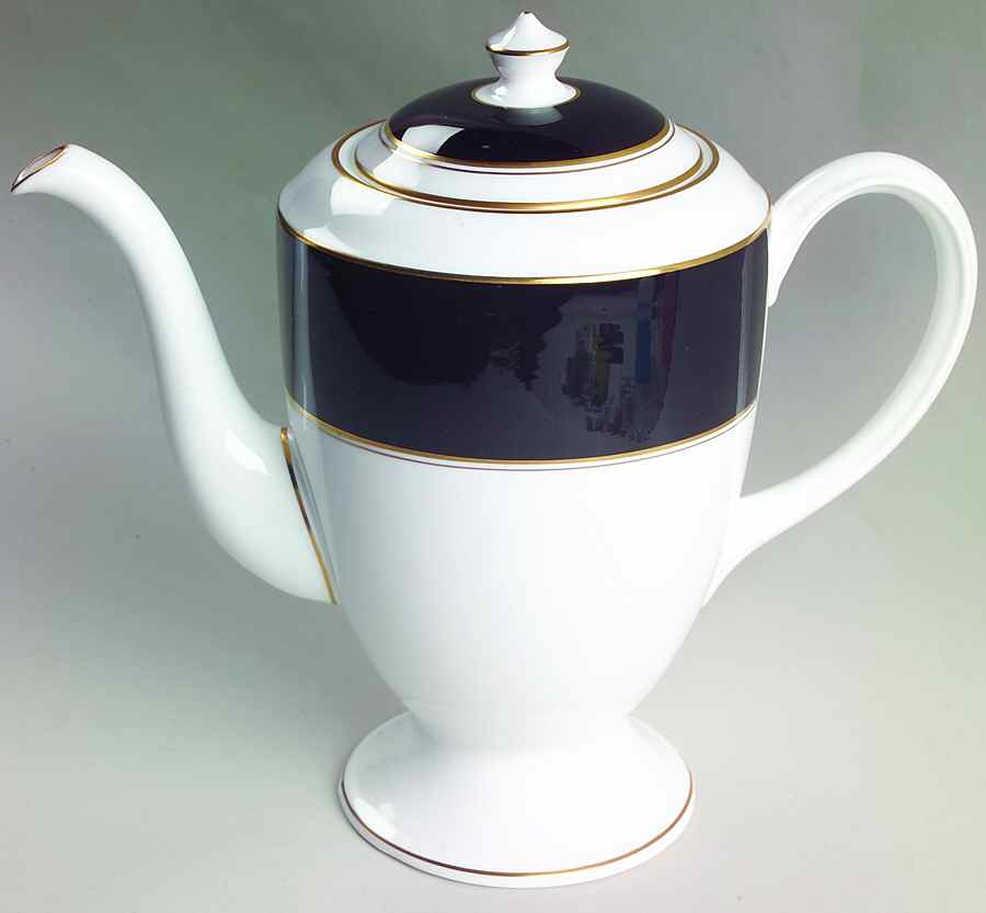 Ventura Black Coffee Pot & Lid by Royal Worcester-1