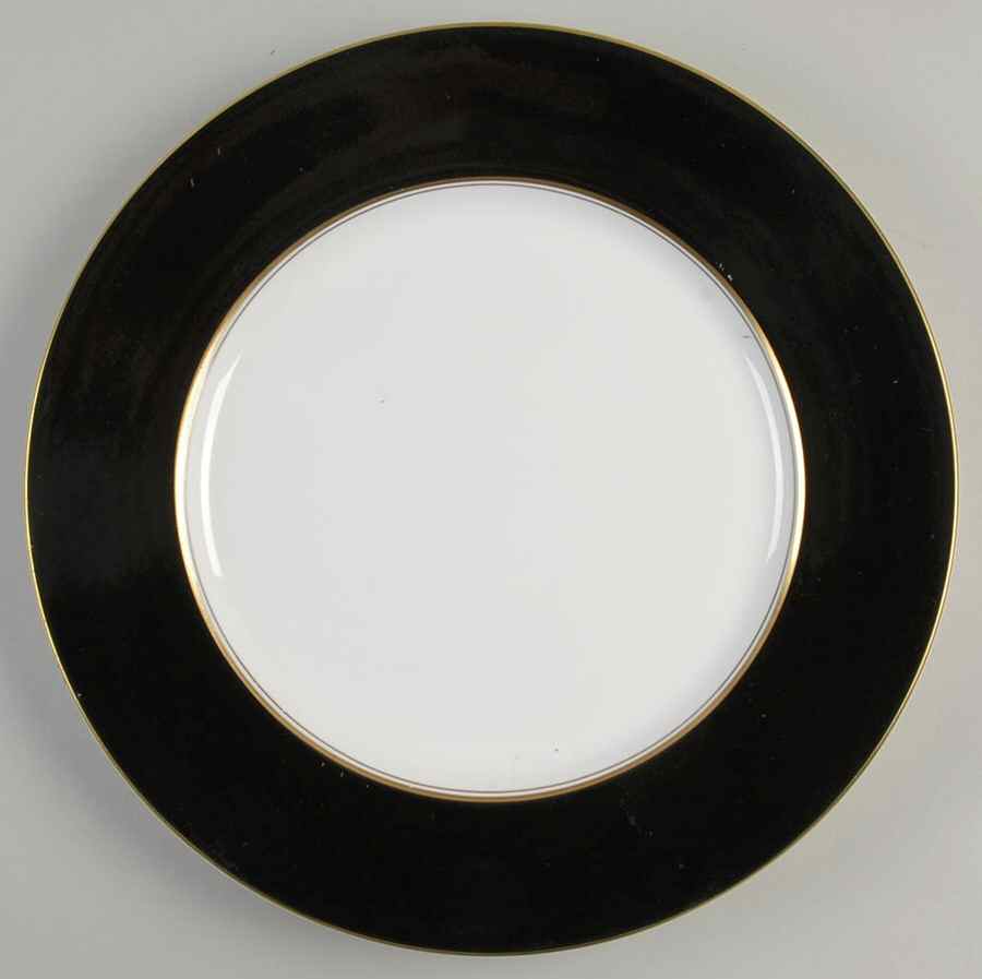 Ventura Black Service Plate (Charger) by Royal Worcester-1