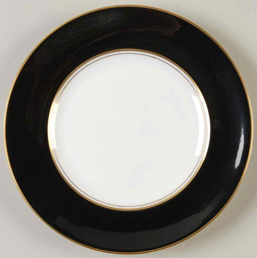 Ventura Black Bread & Butter Plate by Royal Worcester-1