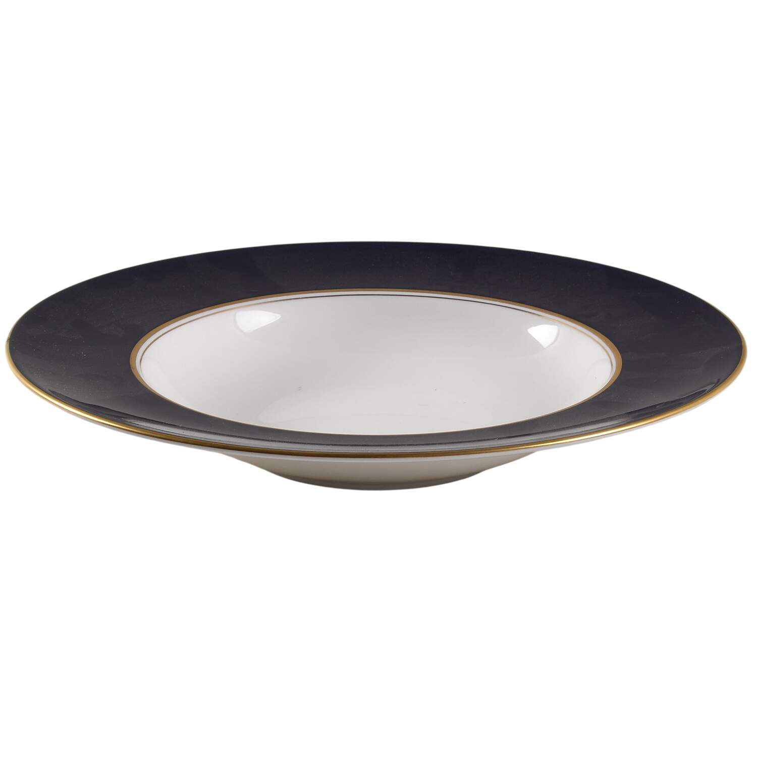 Ventura Cobalt Blue Large Rim Soup Bowl by Royal Worcester-1