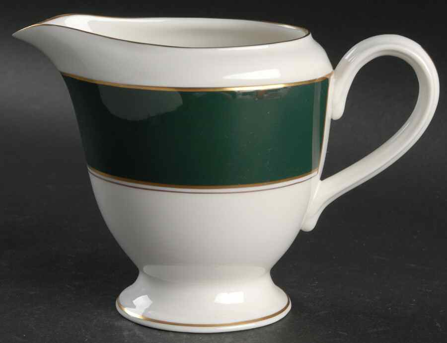 Ventura Dark Green Creamer by Royal Worcester-1