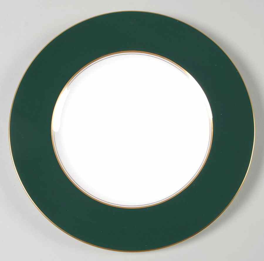 Ventura Dark Green Luncheon Plate by Royal Worcester-1