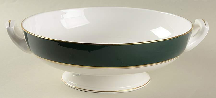Ventura Dark Green Round Vegetable No Lid by Royal Worcester-1