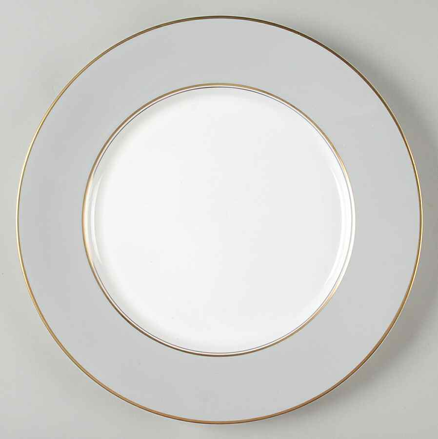 Ventura Grey Service Plate (Charger) by Royal Worcester-1