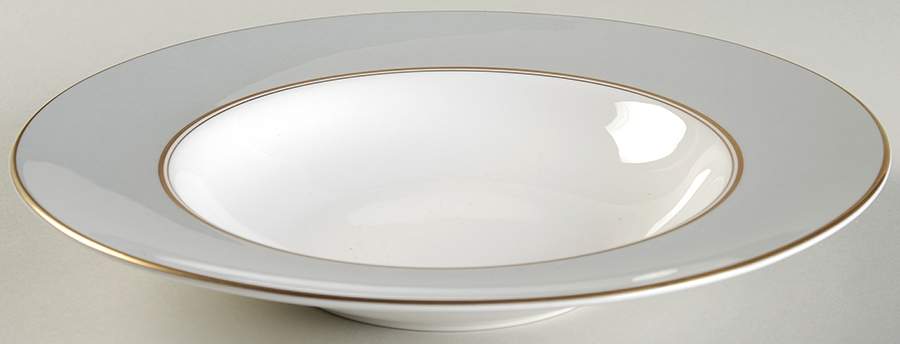 Ventura Grey Large Rim Soup Bowl by Royal Worcester-1