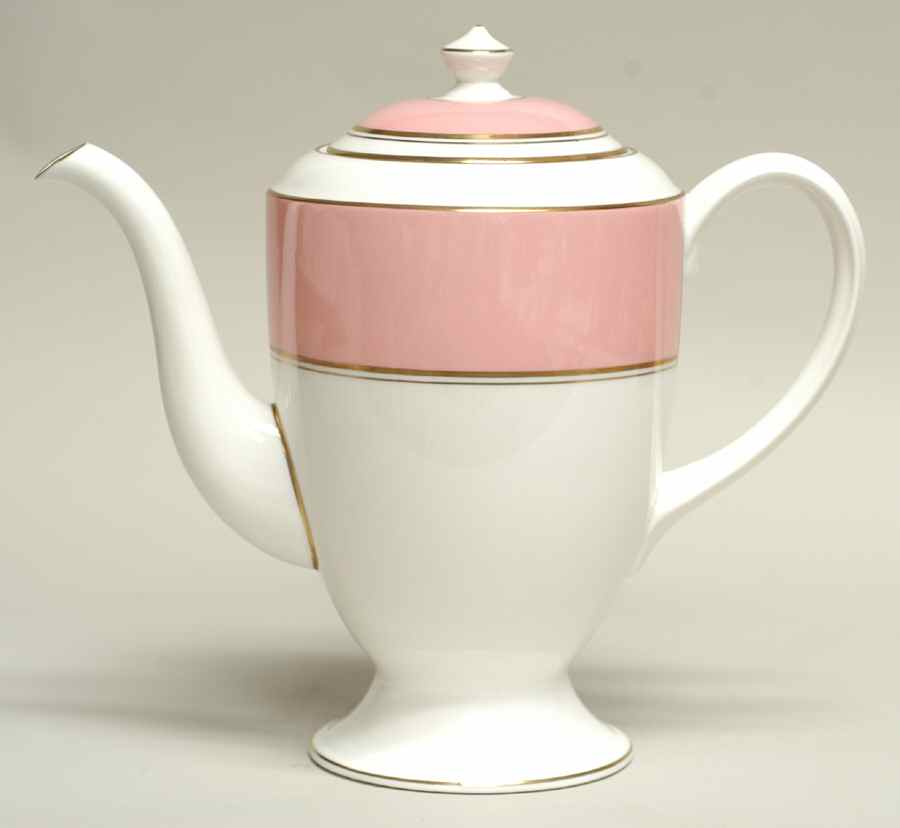 Ventura Rose Coffee Pot & Lid by Royal Worcester-1