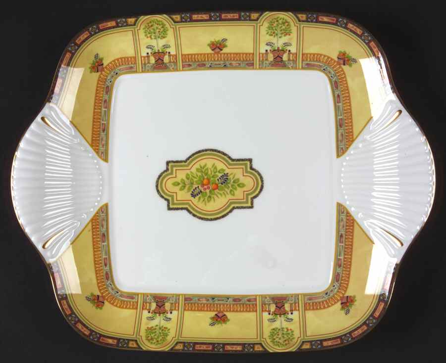Versailles Square Handled Cake Plate by Royal Worcester-1