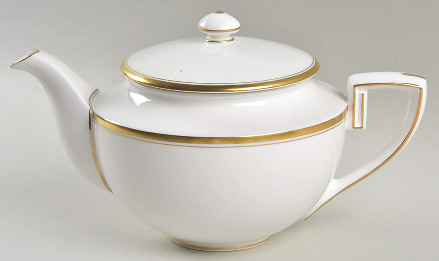 Viceroy (Gold Trim) Teapot & Lid by Royal Worcester-1
