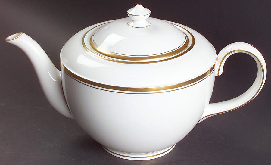 Viceroy (Gold Trim) Teapot & Lid by Royal Worcester-1