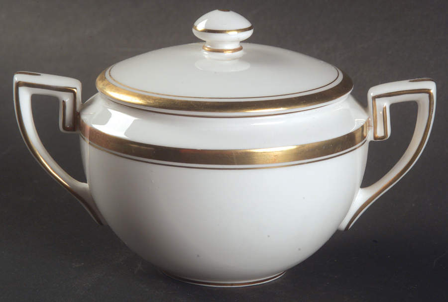 Viceroy (Gold Trim) Mini Sugar Bowl & Lid by Royal Worcester-1