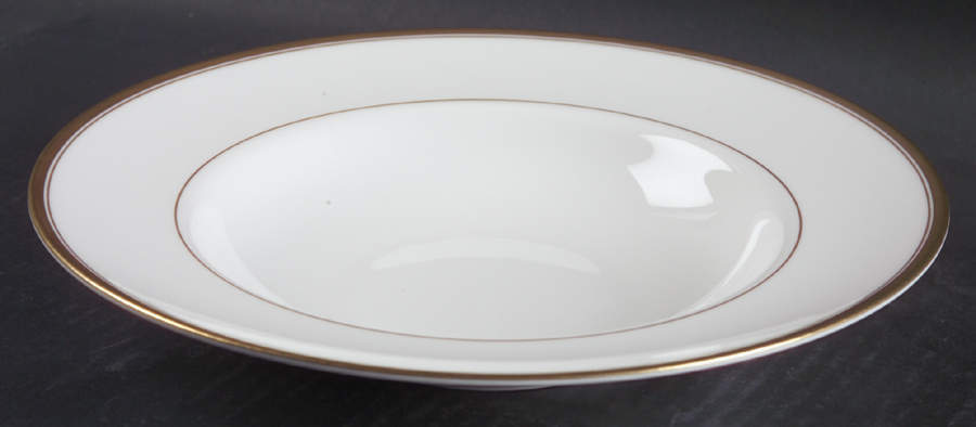 Viceroy (Gold Trim) Large Rim Soup Bowl by Royal Worcester-1