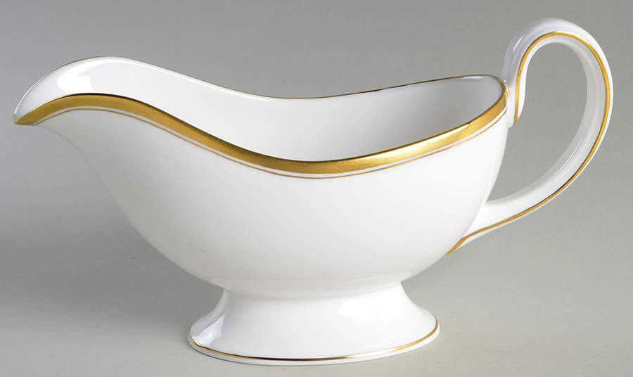 Viceroy (Gold Trim) Gravy Boat by Royal Worcester-1