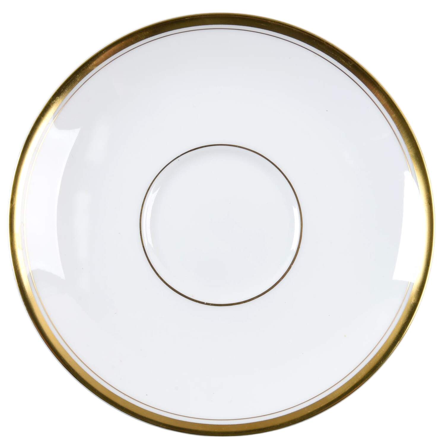 Viceroy (Gold Trim) Saucer for Footed Cup by Royal Worcester-1