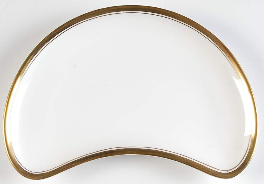 Viceroy (Gold Trim) Crescent Salad Plate by Royal Worcester-1