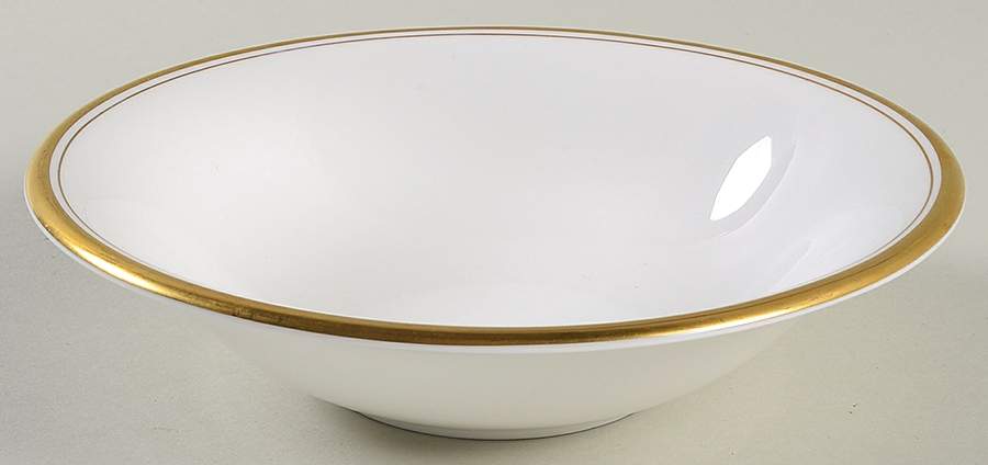 Viceroy (Gold Trim) Coupe Cereal Bowl by Royal Worcester-1