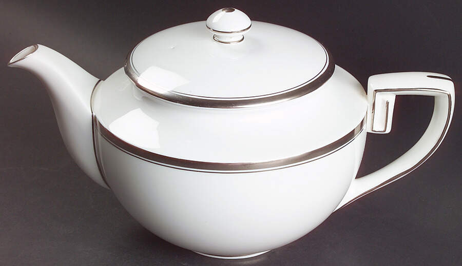 Viceroy (Platinum Trim) Teapot & Lid by Royal Worcester-1