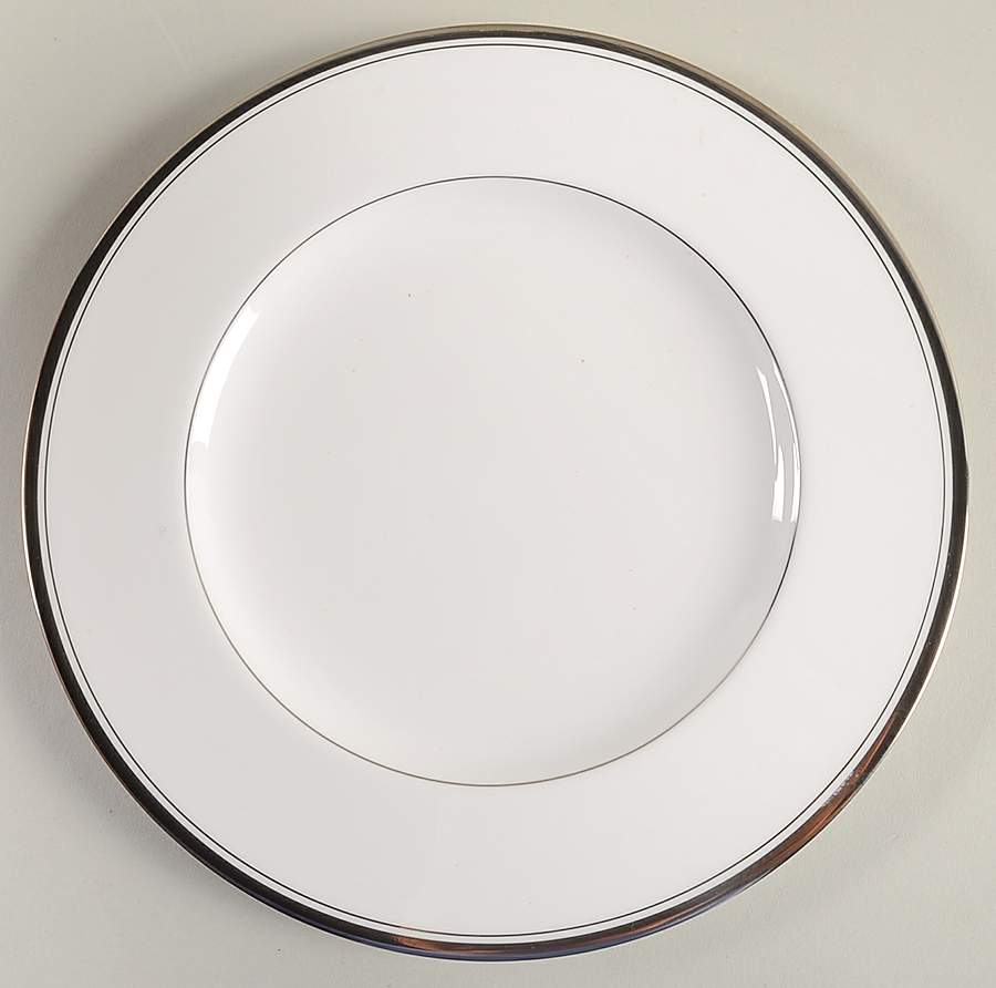 Viceroy (Platinum Trim) Luncheon Plate by Royal Worcester-1