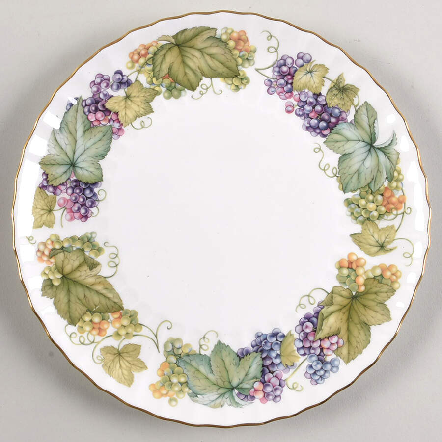 Vine Harvest Cake Plate by Royal Worcester-1