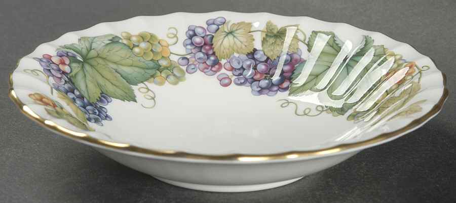 Vine Harvest Fruit/Dessert (Sauce) Bowl by Royal Worcester-1