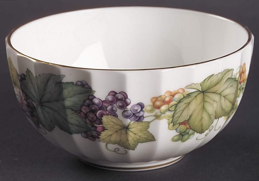 Vine Harvest Open Sugar Bowl by Royal Worcester-1