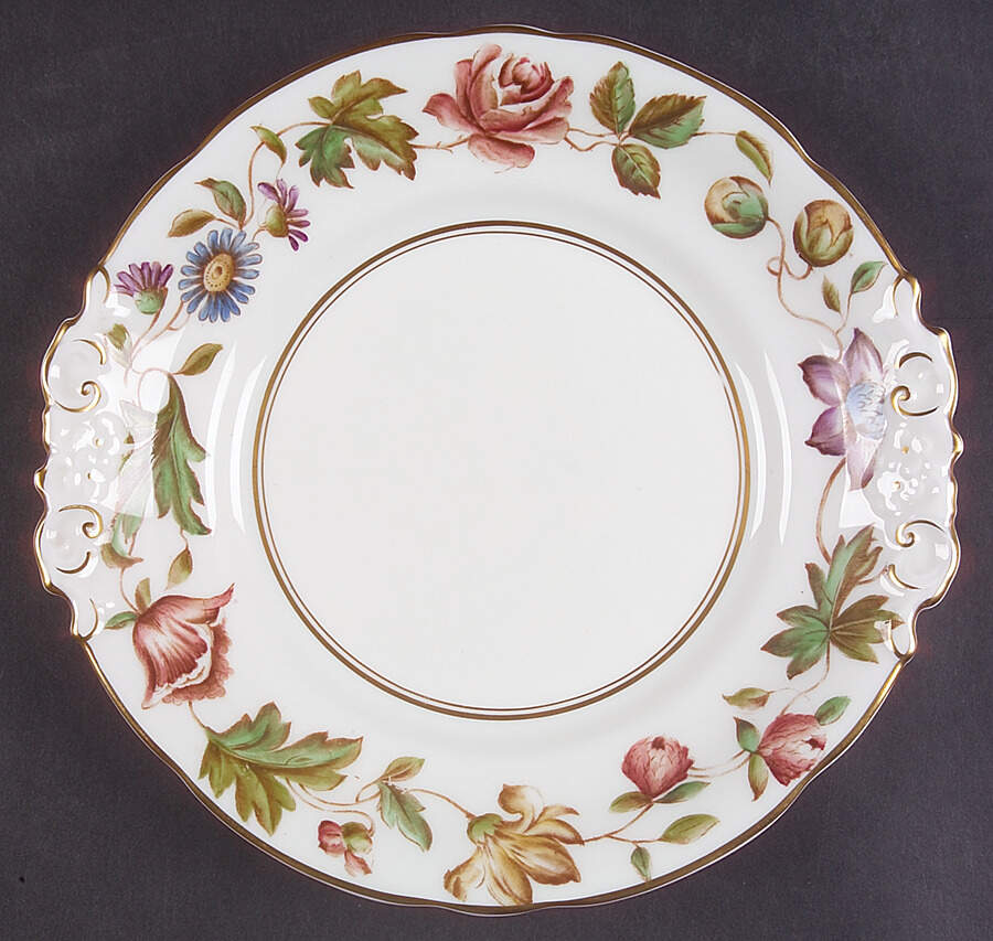 Virginia Handled Cake Plate by Royal Worcester-1