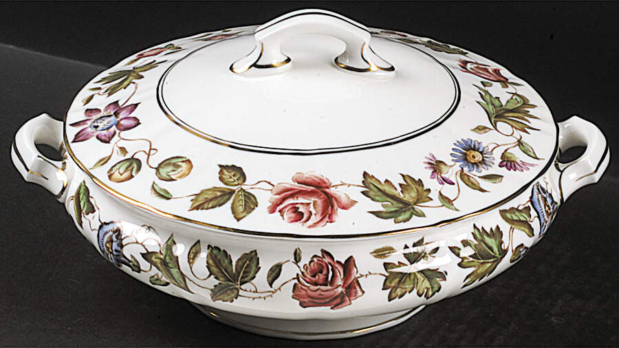 Virginia Round Covered Vegetable by Royal Worcester-1