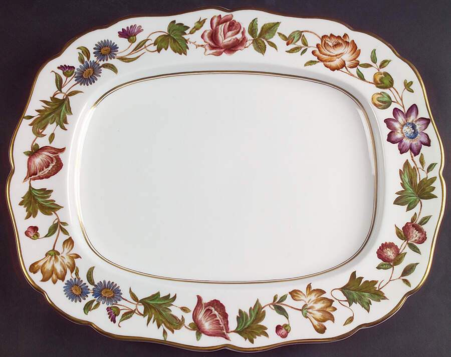 Virginia 14" Oval Serving Platter by Royal Worcester-1