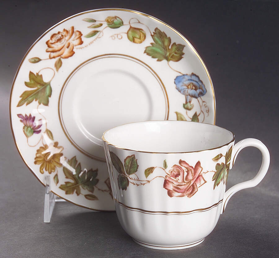 Virginia Oversized Cup & Saucer Set by Royal Worcester-1