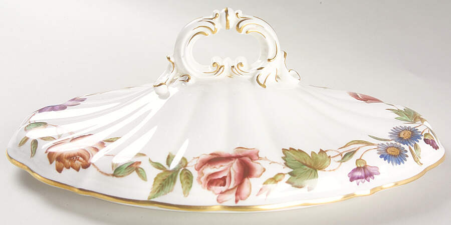 Virginia Lid for Oval Tureen by Royal Worcester-1