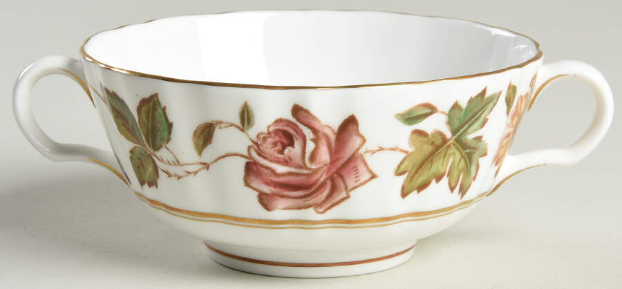 Virginia Footed Cream Soup Bowl by Royal Worcester-1