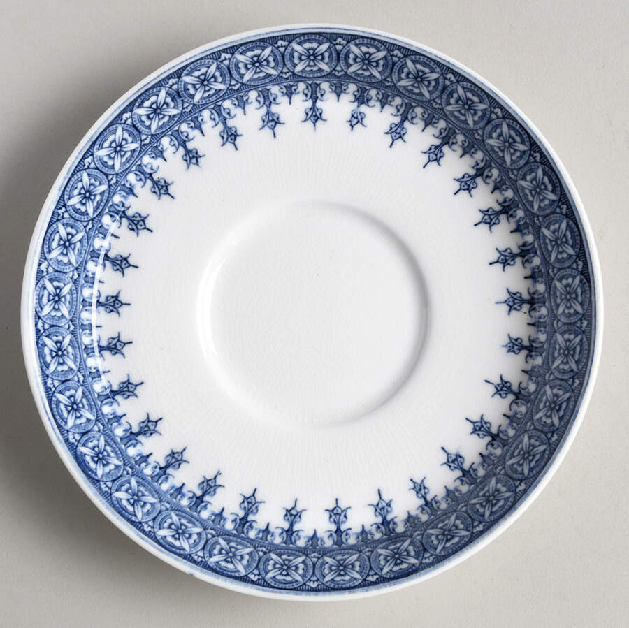 W2088 (No Trim) Saucer for Flat Cup by Royal Worcester-1