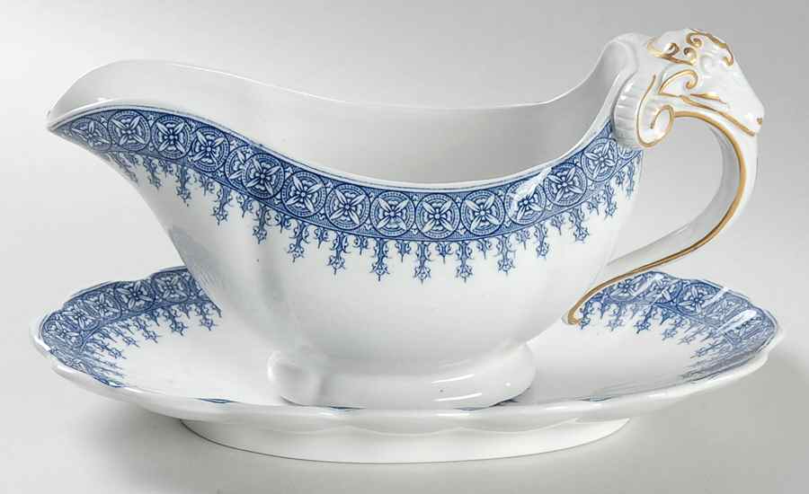 W2088 (No Trim) Gravy Boat & Underplate by Royal Worcester-1