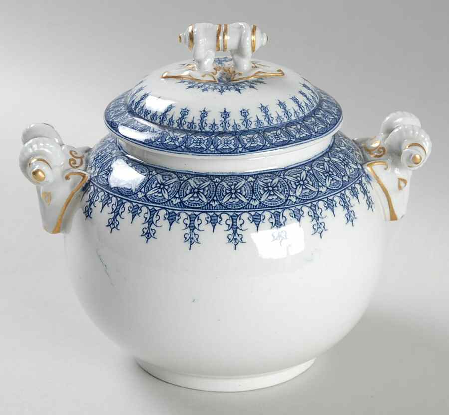 W2088 (No Trim) Sugar Bowl & Lid by Royal Worcester-1