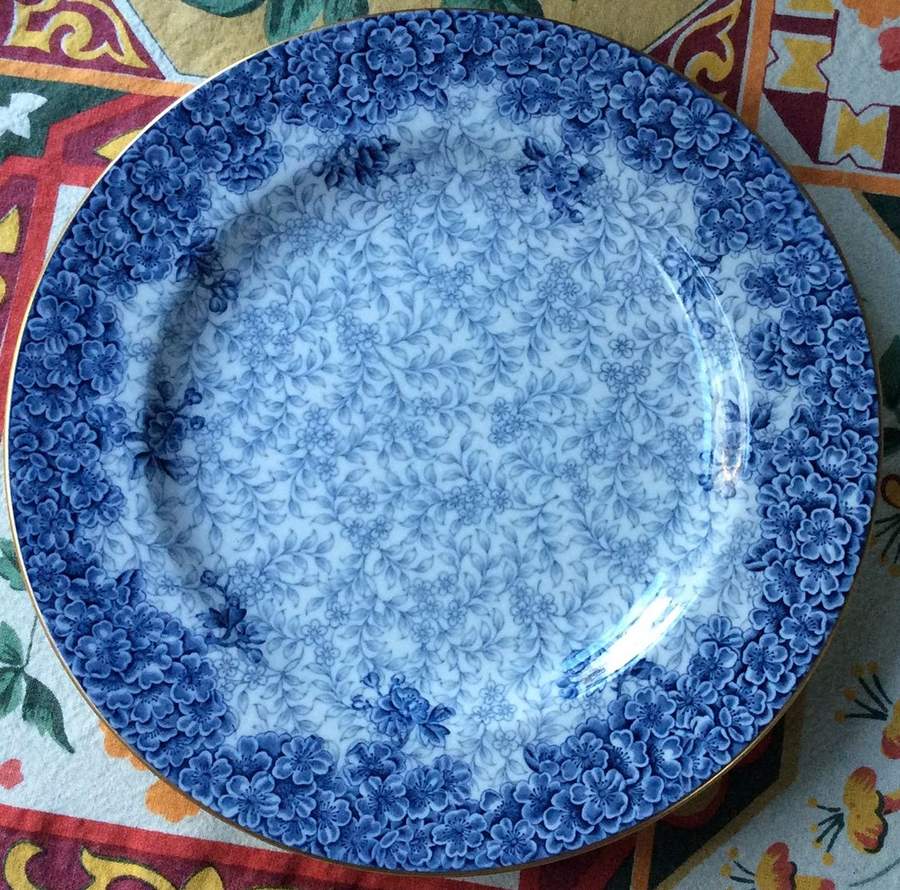 W2297 (Blue) Salad Plate by Royal Worcester-1
