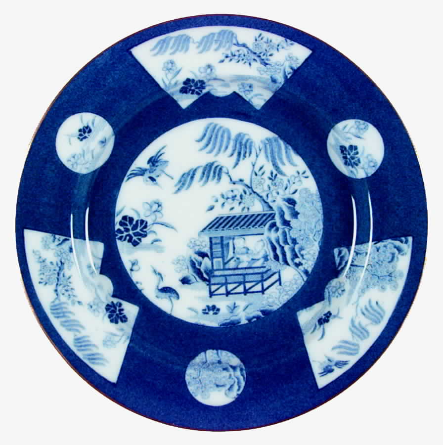 W9453 Blue Salad Plate by Royal Worcester-1