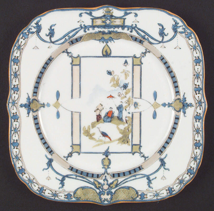 W9882-2 Square Salad Plate by Royal Worcester-1