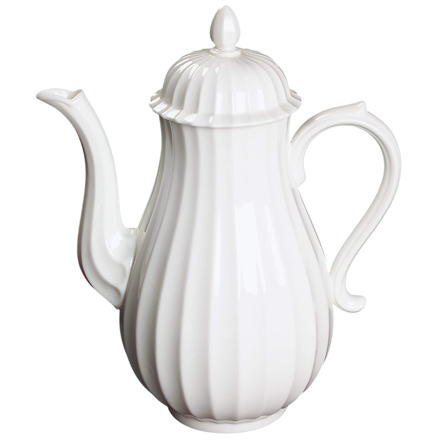 Warmstry White Coffee Pot & Lid by Royal Worcester-1