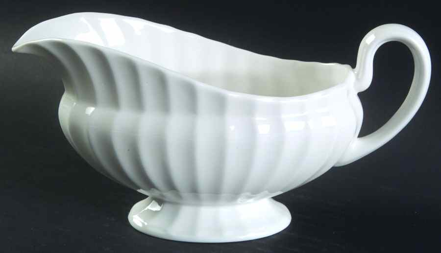 Warmstry White Gravy Boat by Royal Worcester-1