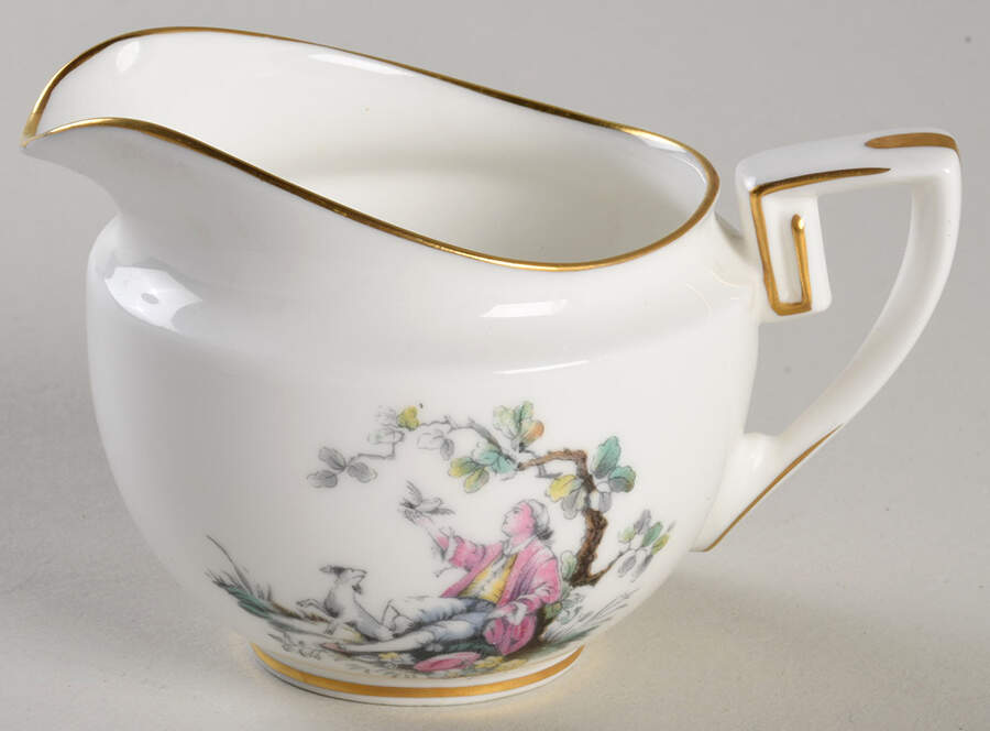 Watteau Mini Creamer by Royal Worcester-1