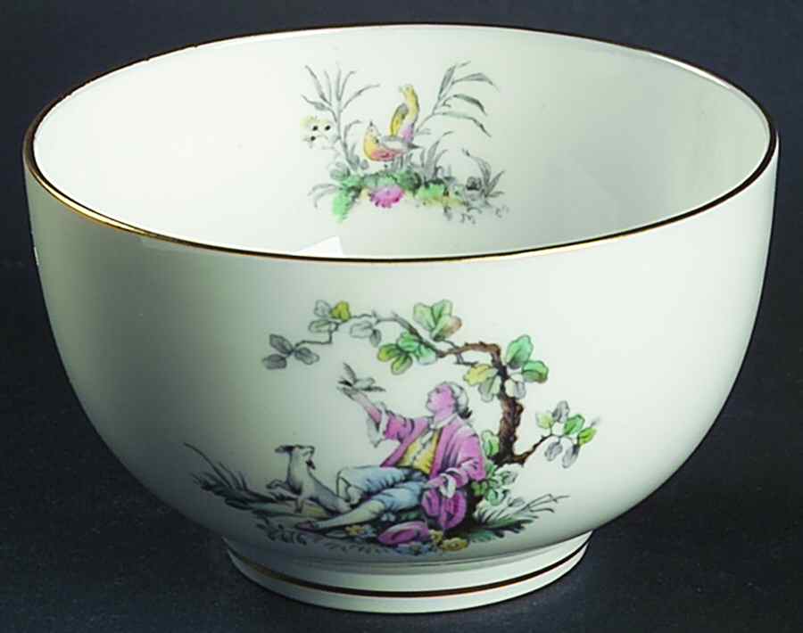 Watteau Mini Open Sugar Bowl by Royal Worcester-1