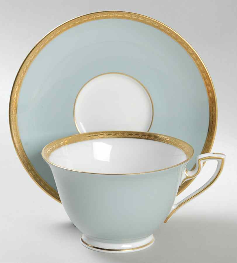 Westminster Footed Cup & Saucer Set by Royal Worcester-1